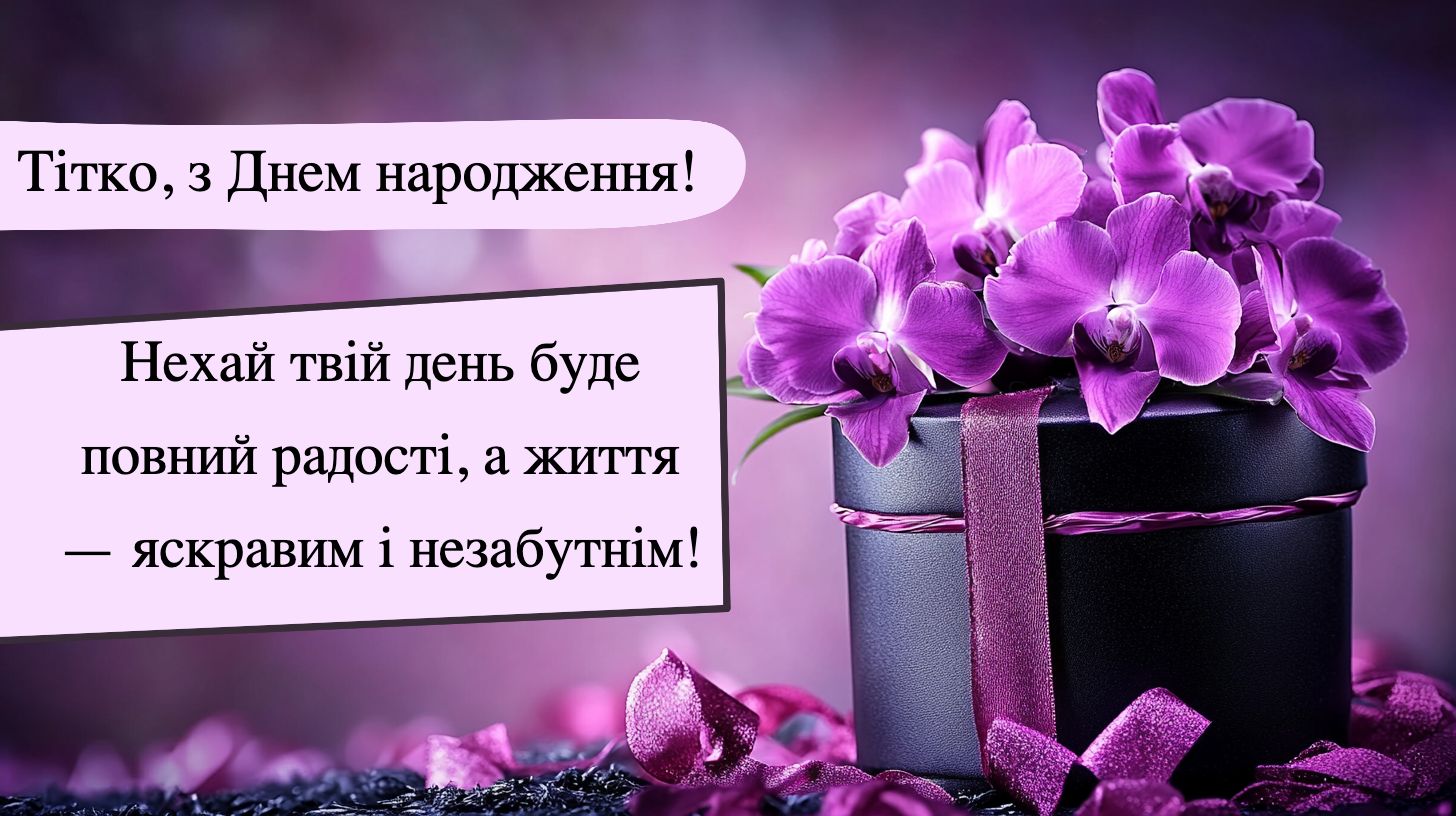 до сліз вірші тітки привітання з днем народження тьоті - Листівка 17