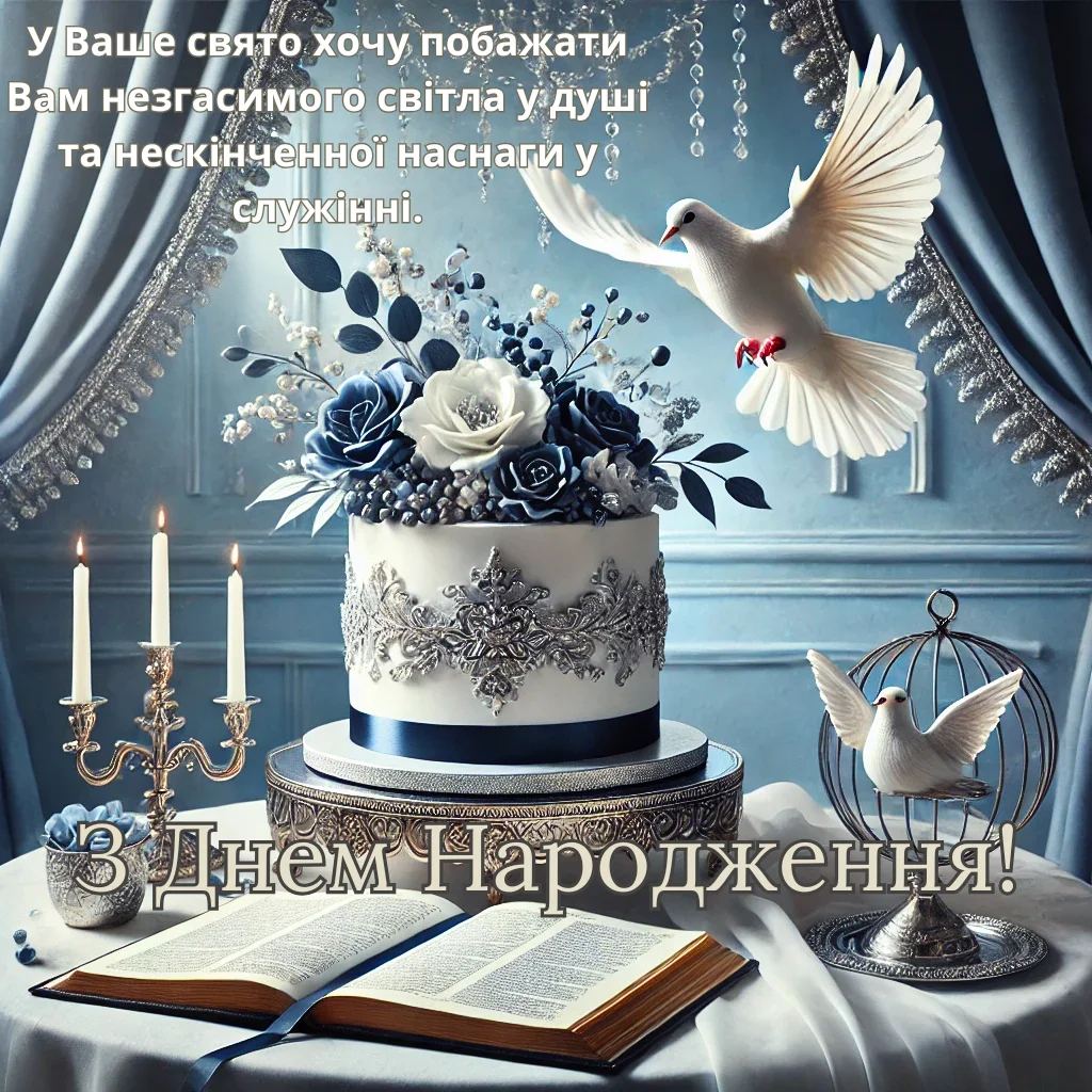 гарне привітання для священика у віршах - Листівка 21