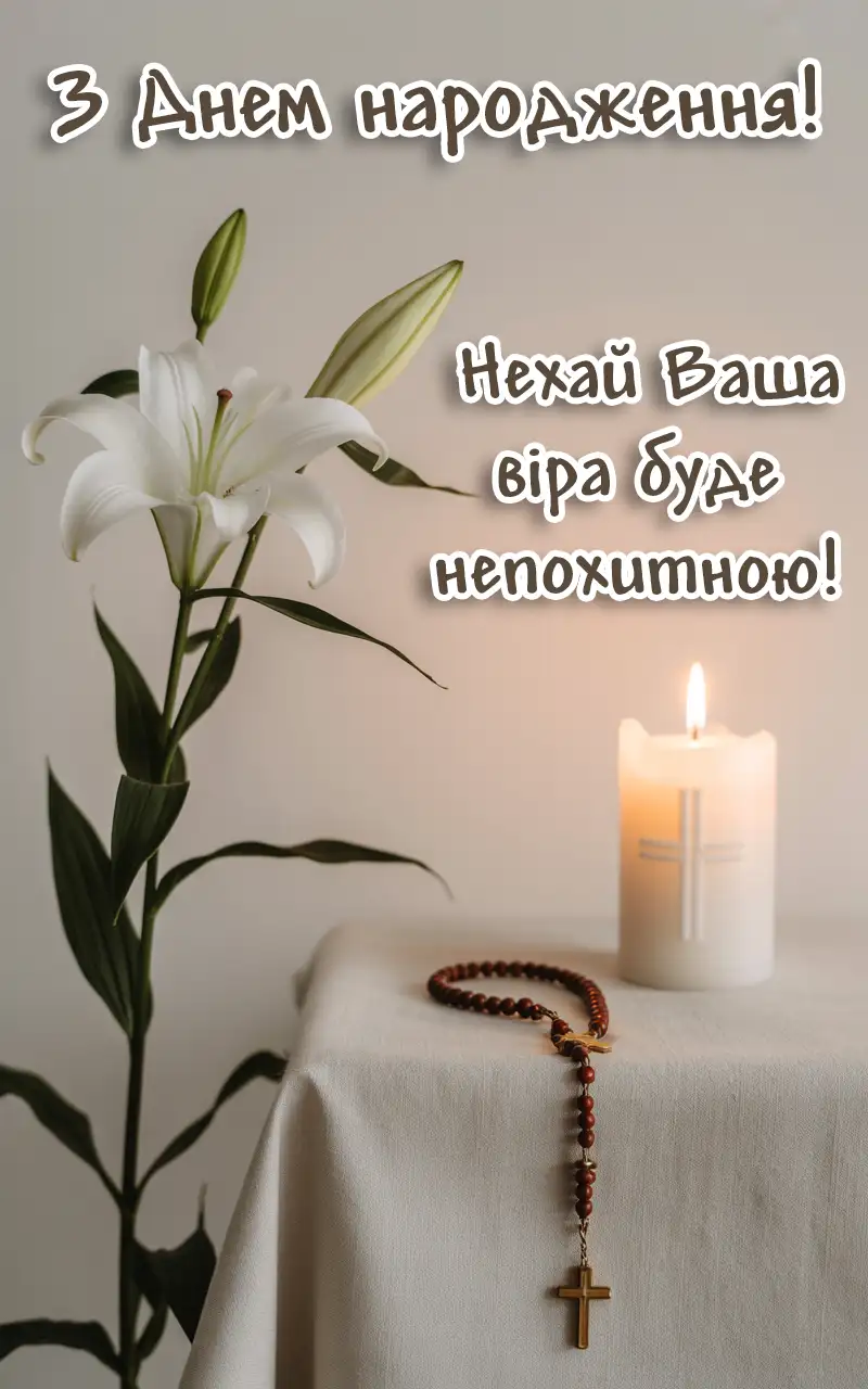 гарне привітання для священика у віршах - Листівка 5