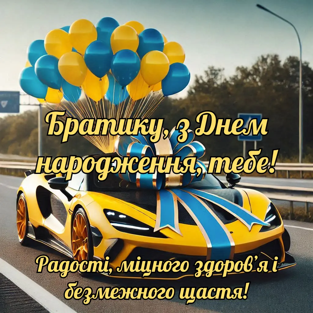 картинки з днем народження брату від сестри - листівка 10