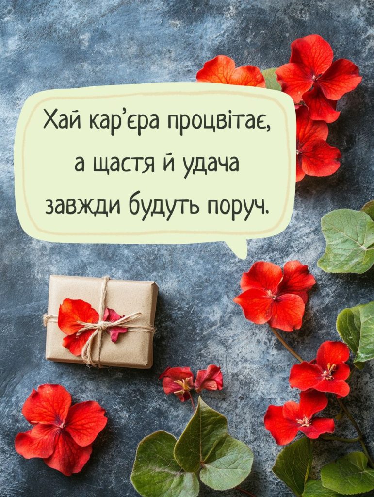 привітання для колеги - Листівка 6