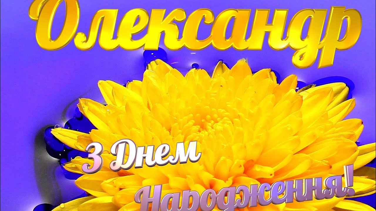 привітання з днем народження олександр - Листівка 6