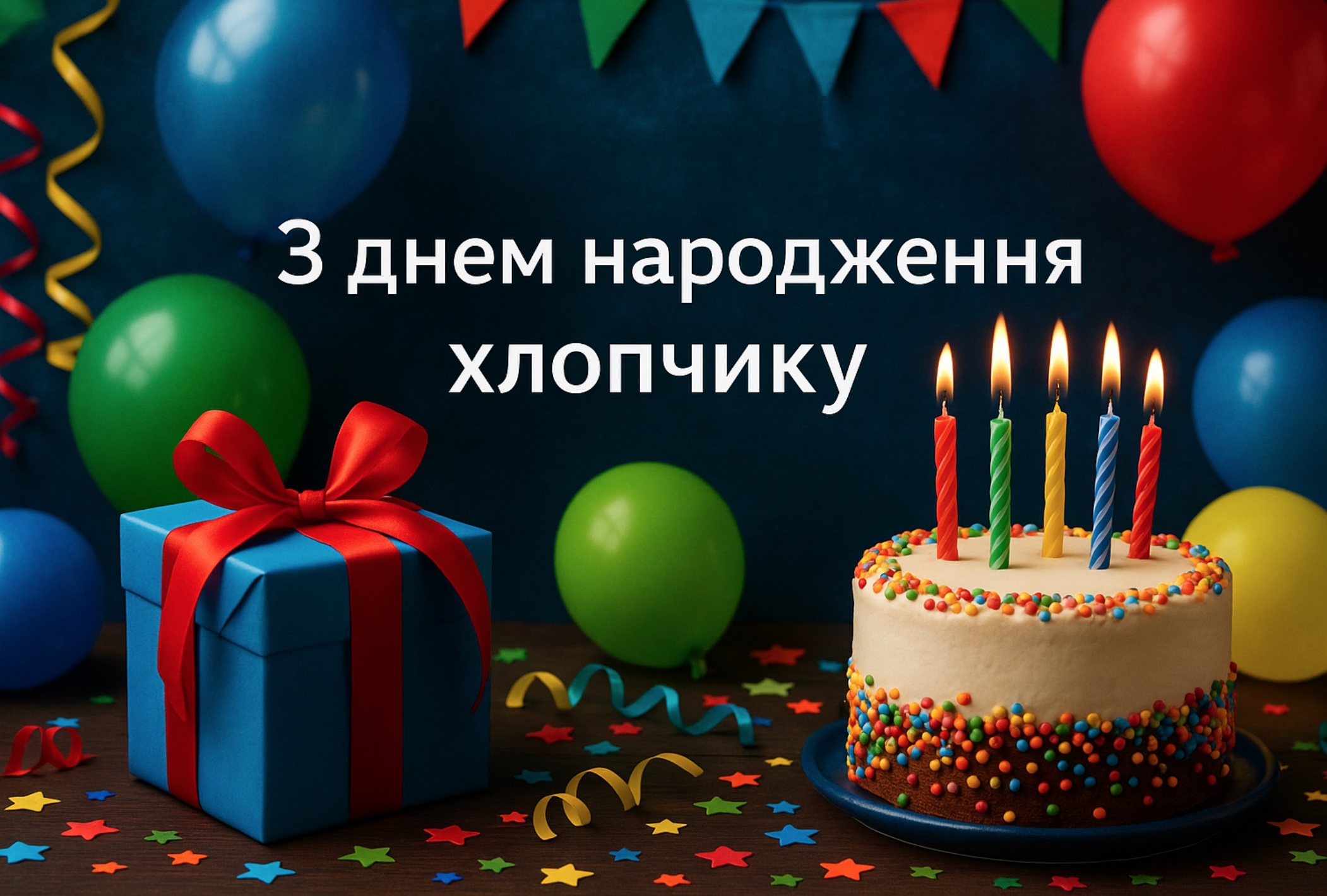 привітання з днем народження підлітку - Листівка 7