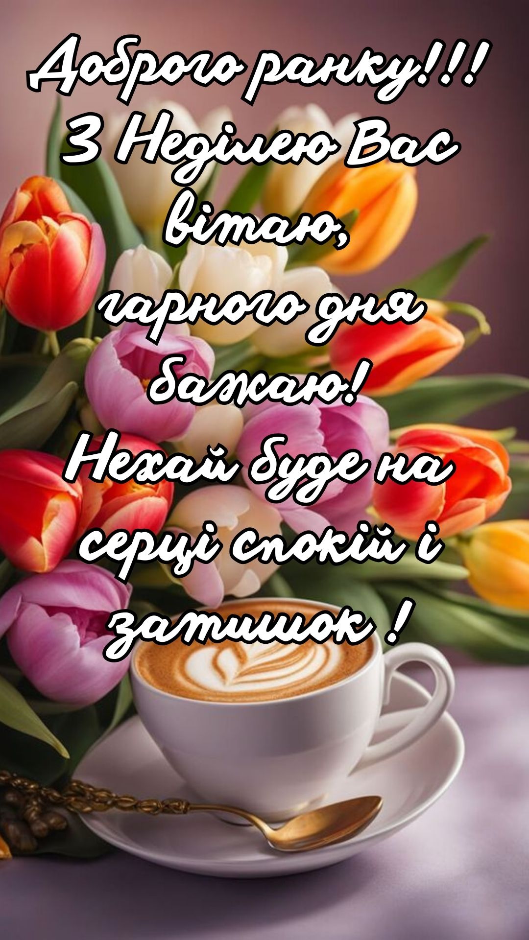 привітання з неділею - Листівка 2