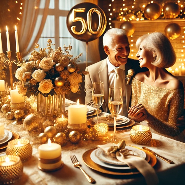 привітання з золотим весіллям 50 років у віршах - Листівка 19