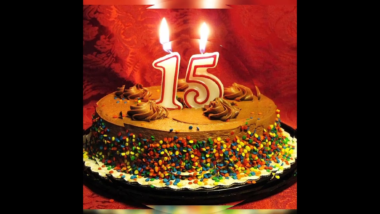 з днем народження 15 років - Листівка 2
