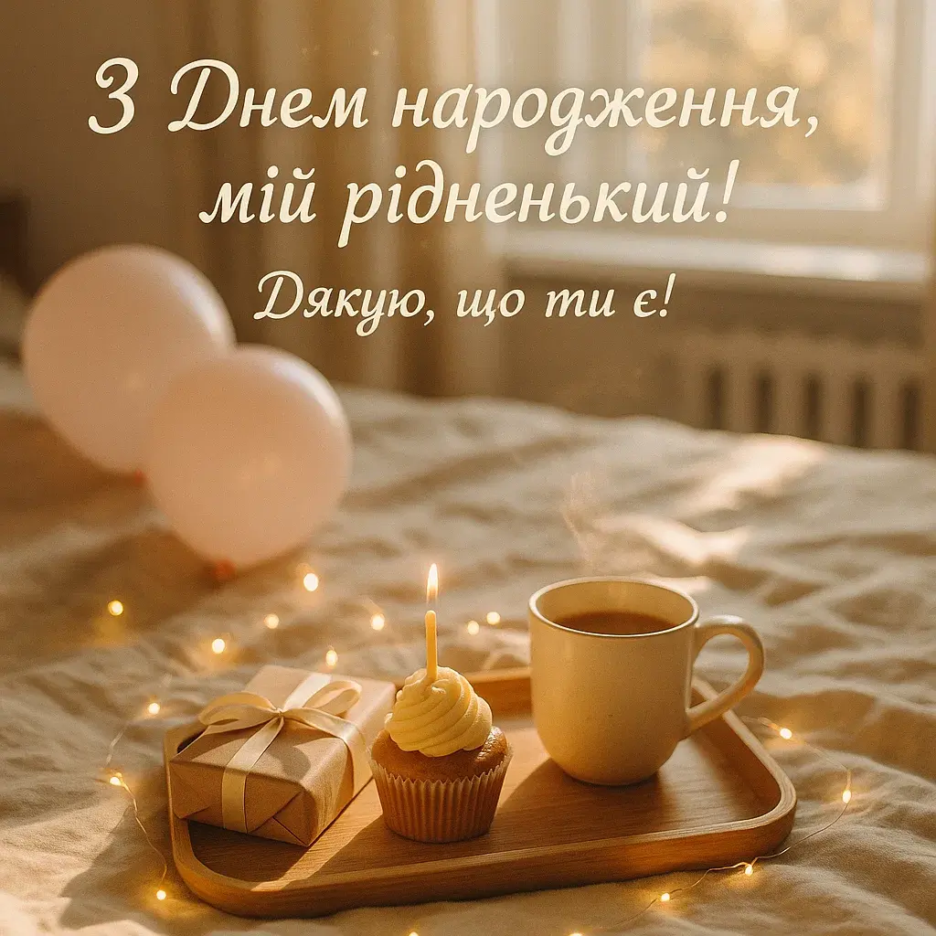 з днем народження брату - Листівка 10