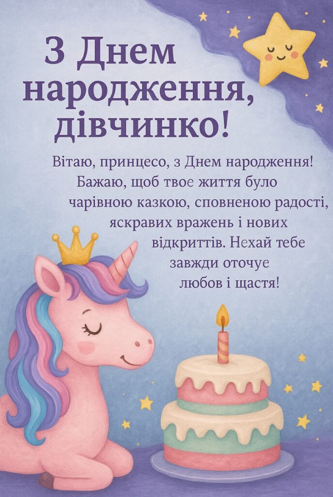 з днем народження дівчині своїми словами - Листівка 5