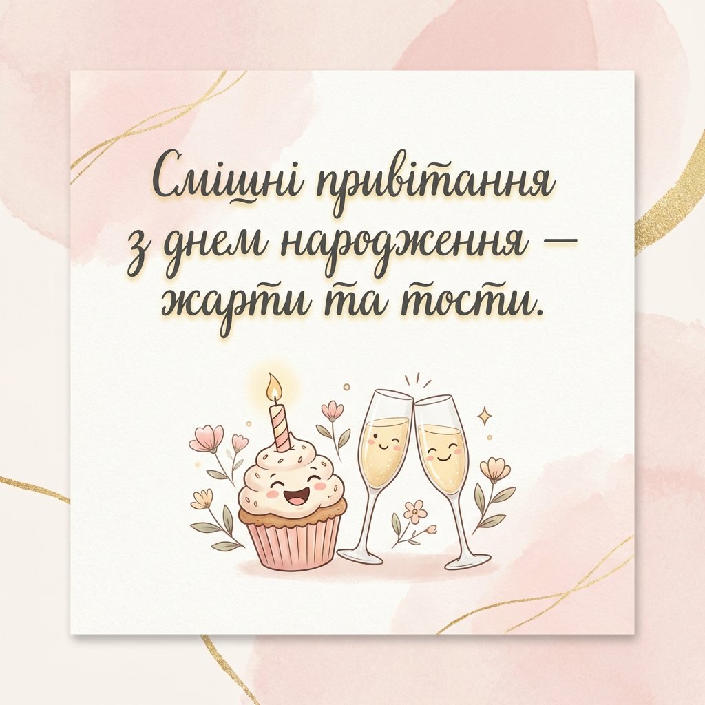 з днем народження прикольні картинки - листівка 10