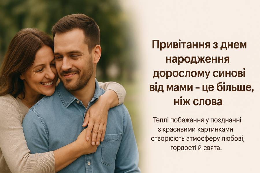 з днем народження сину - Листівка 11