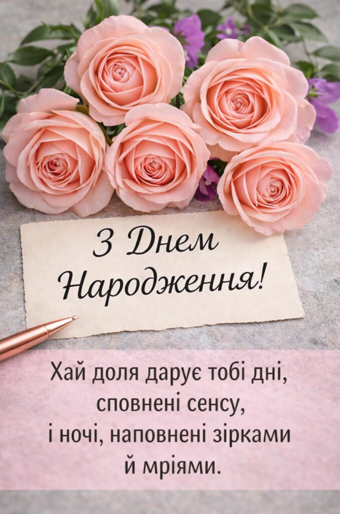 гарні вітання з ювілеєм - Листівка 8