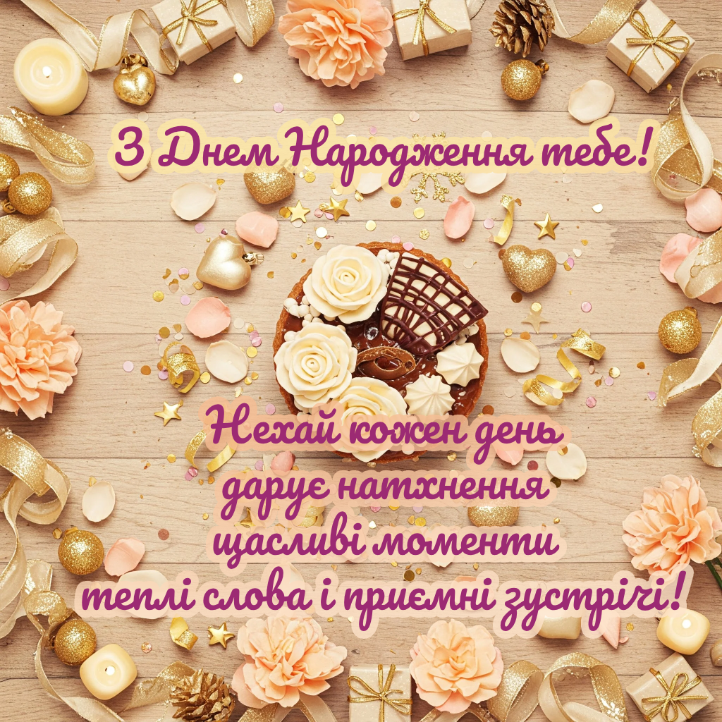 хрещениці привітання похресниці від хресної мами - Листівка 2