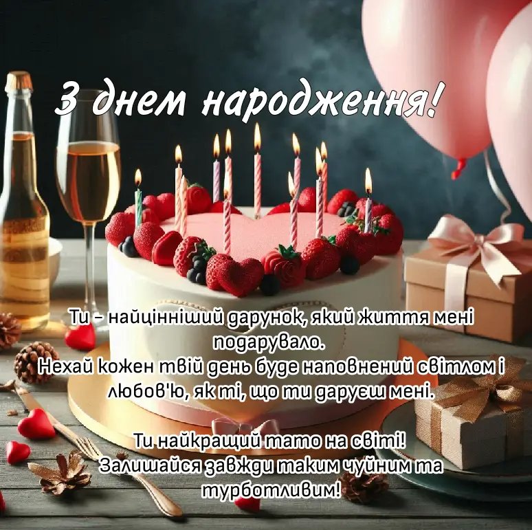 коханого чоловіка зворушливі привітання з днем народження чоловіку - Листівка 17