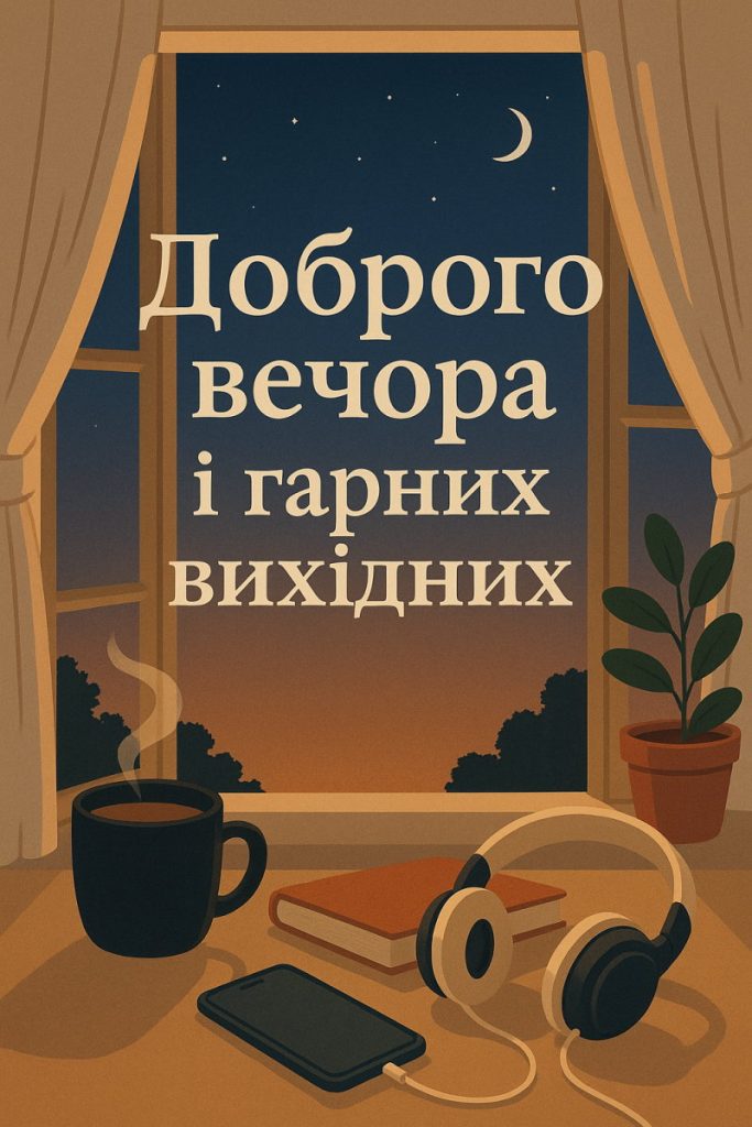 побажання доброго вечора - Листівка 8