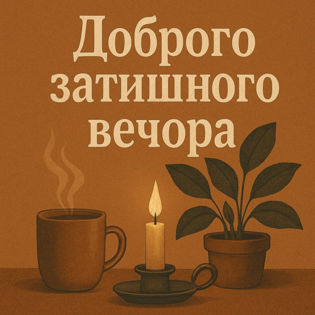 побажання доброго вечора - Листівка 5