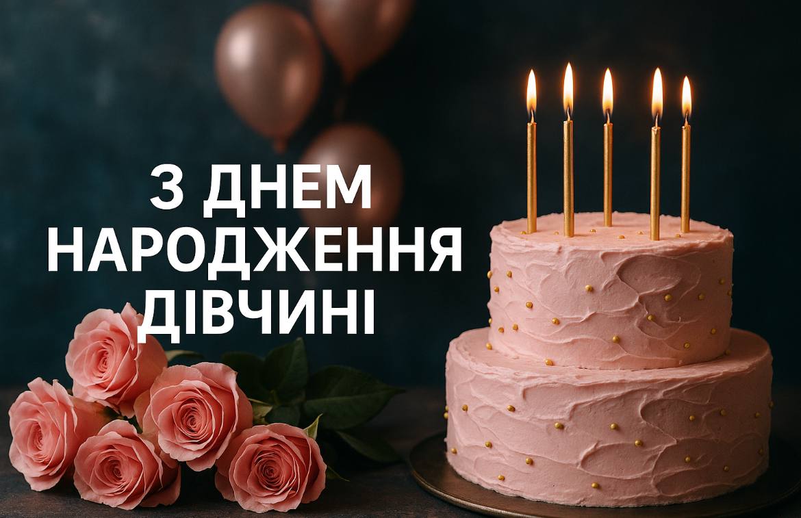 привітання з днем народження 18 років - Листівка 4
