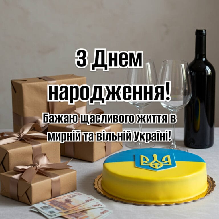 привітати чоловіка з днем народження - Листівка 16