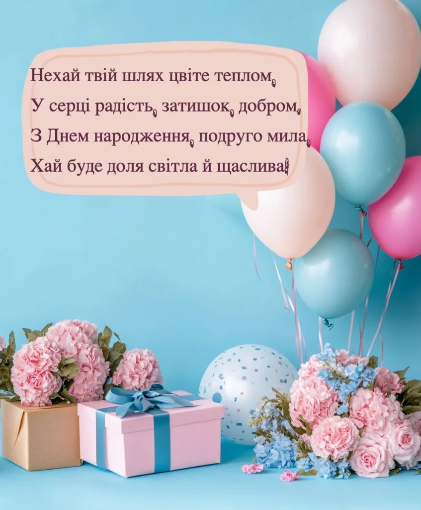 слова привітання з днем народження - Листівка 10