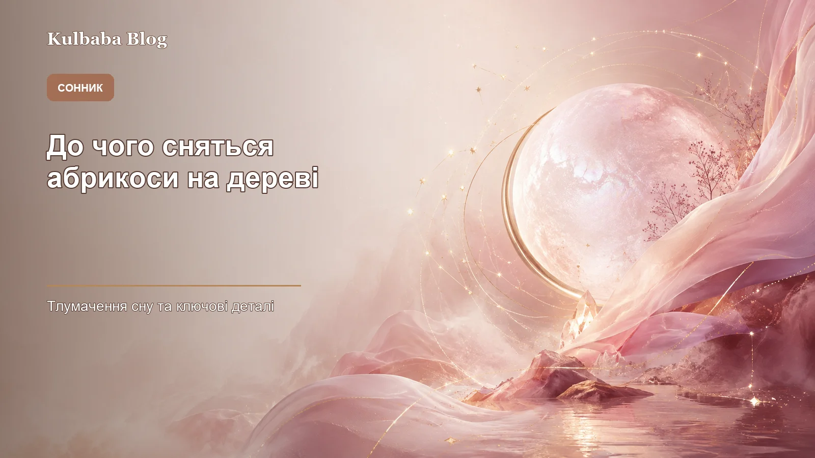 до чого сняться абрикоси на дереві - зображення 1
